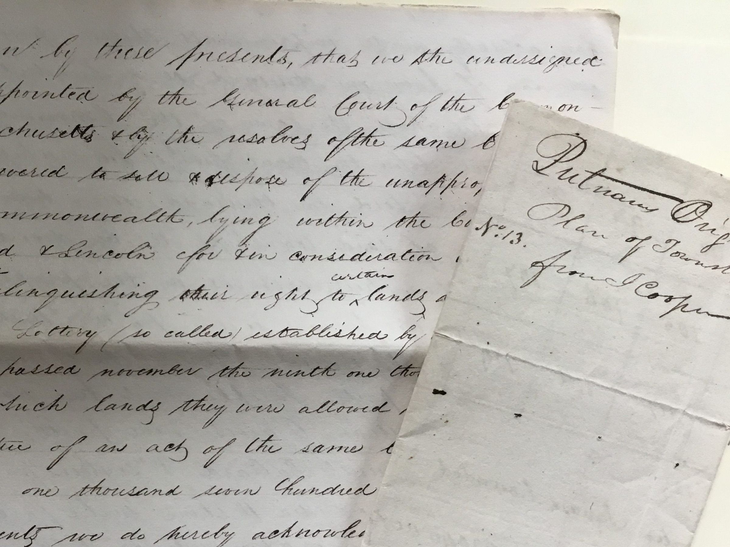 Materials Related to the Settlement of Marion, Maine (Township # 13) picture number 1