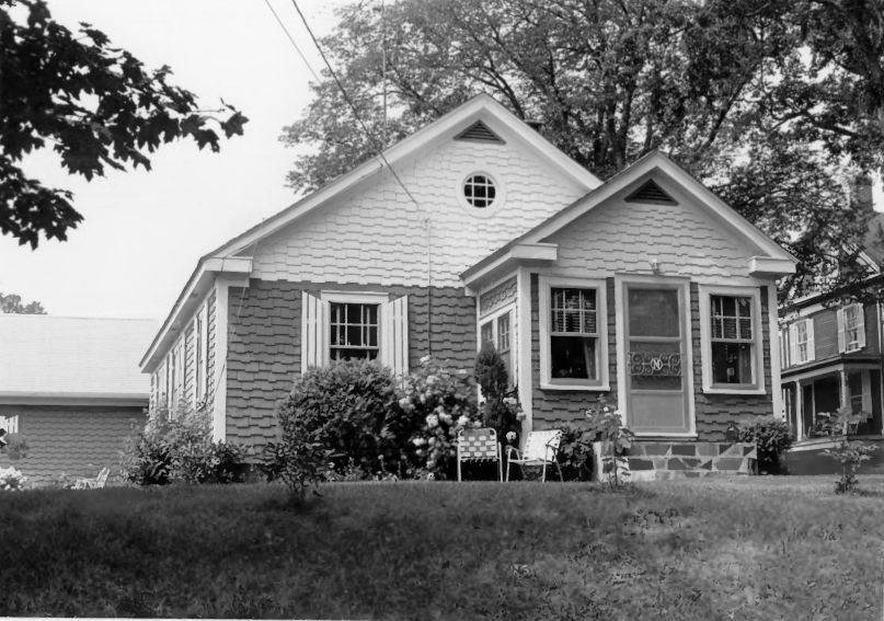 Albert Mahar House, Dennysville Maine; The home of Albert and Mary Mahar, across Water Street from the current Post Office, in which he served as Postmaster for many years.
