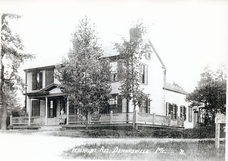          Deacon Benjamin Foster, later the H. H. Kilby Residence, Dennysville, Maine
   