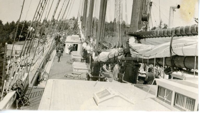          Deck View of the David Cohen at Pushee Brother's Shipyard on the Dennys River picture number 1
   