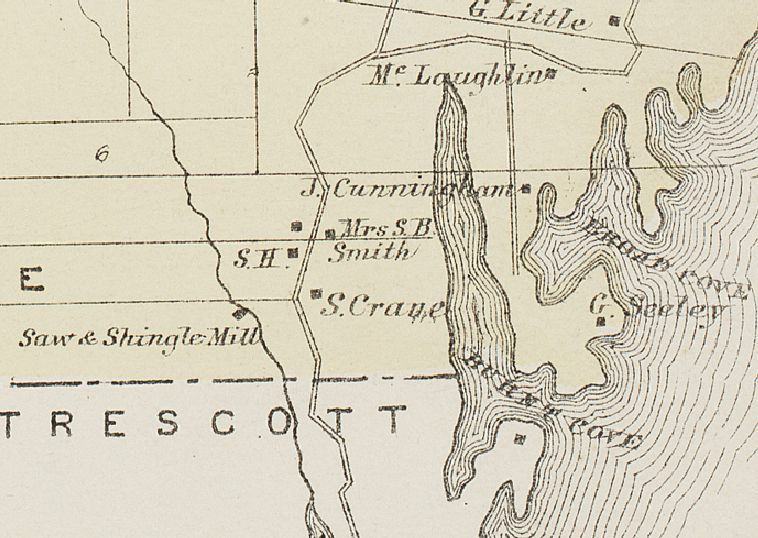          Burnt Cove District, Edmunds, Maine; From the Washington County Atlas published 188, page 24: Plantation No.14, Dennysville, Marion & Edmunds.
   