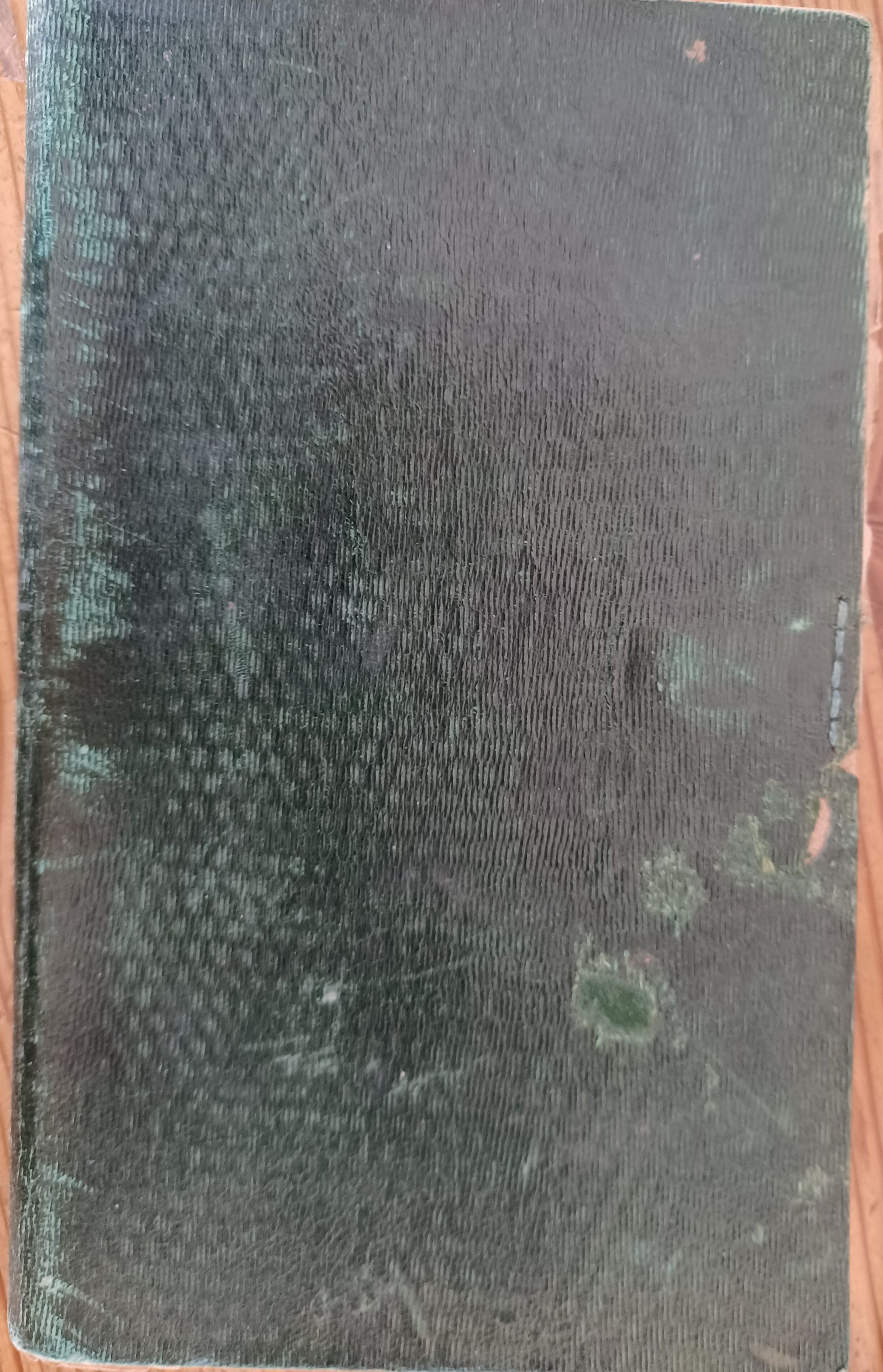 Travel diary cover, 1820
