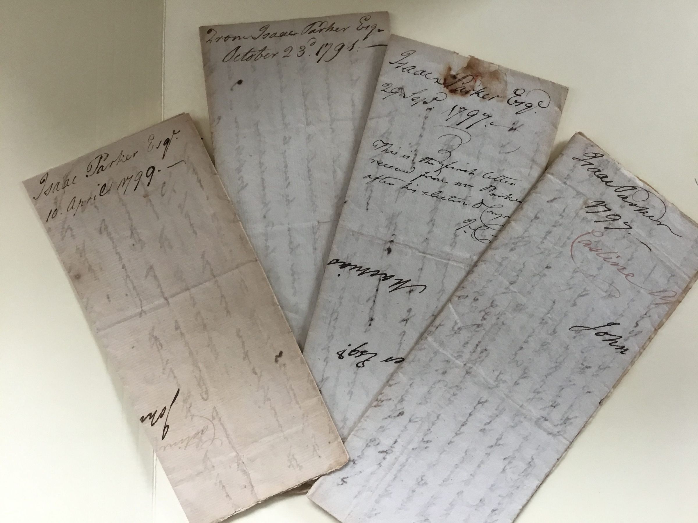 Letters to John Cooper from Isaac Parker picture number 1
