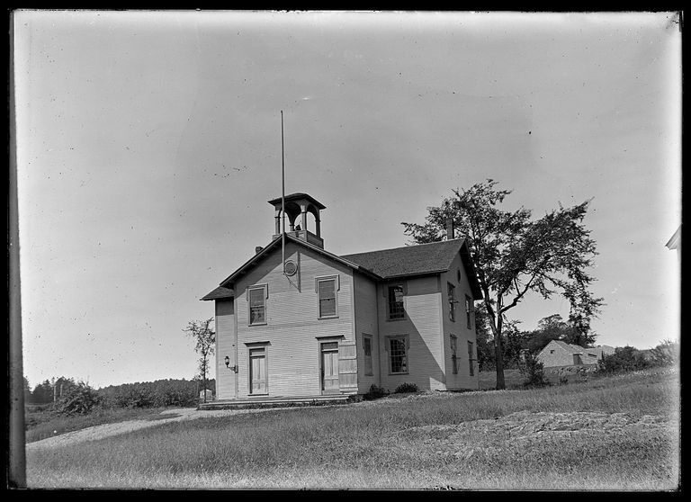          Town Schoolhouse, Dennysville, Maine; Photograph by John P. Sheahan
   