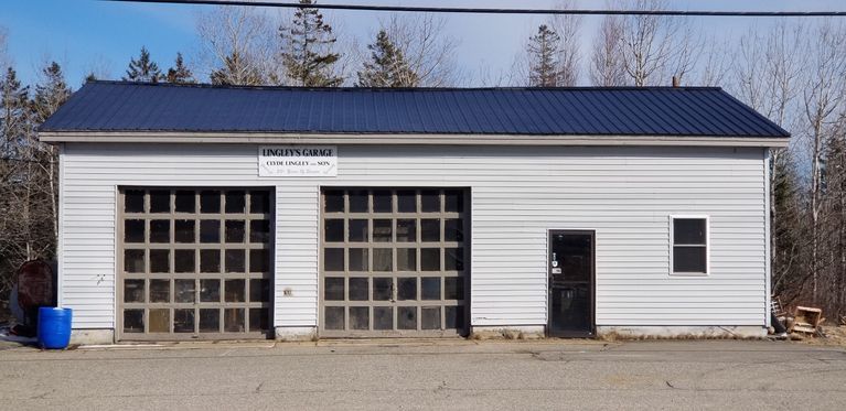          Lingley's Garage, Dennysville, Maine
   