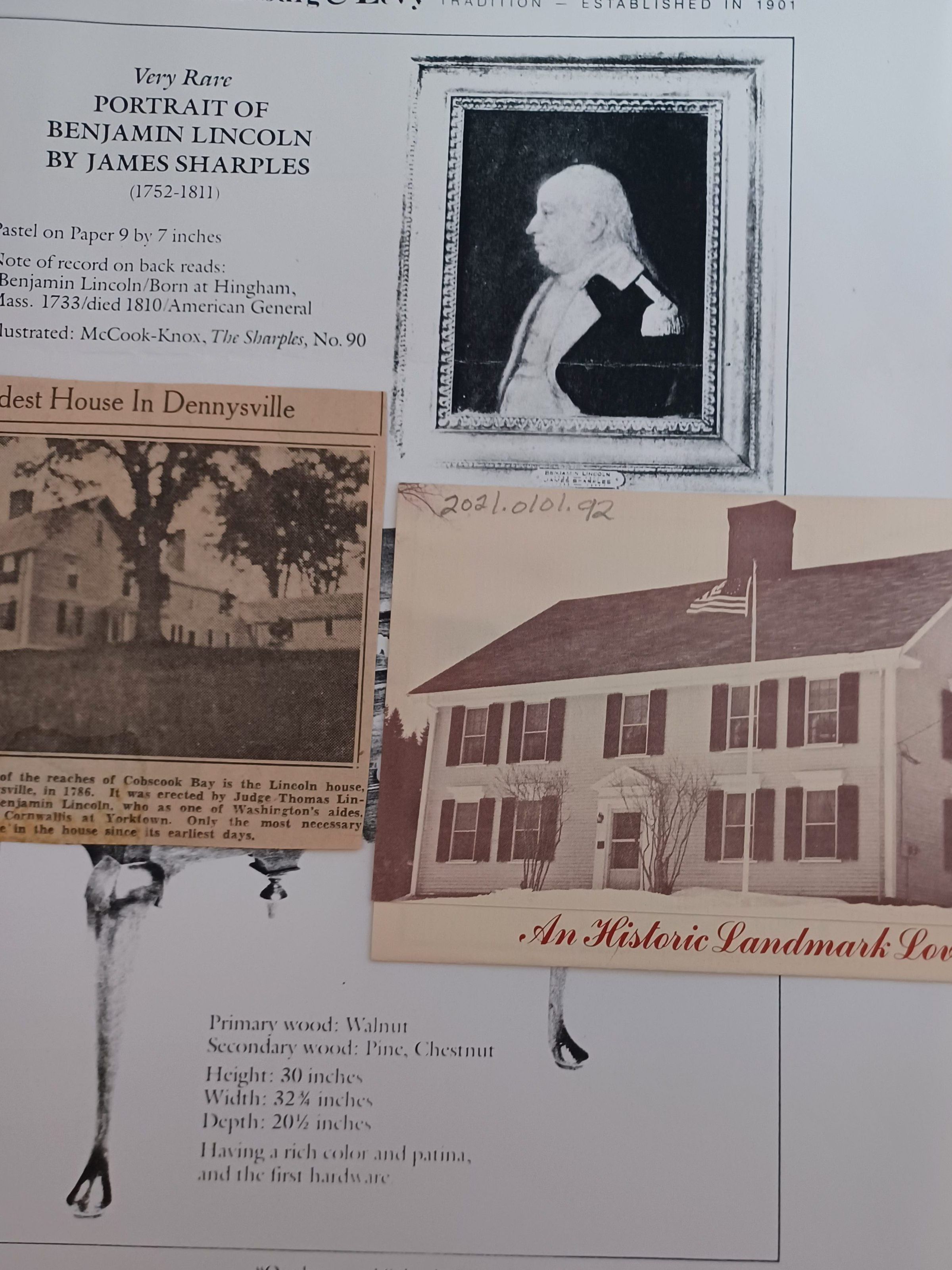 Items Related to the History of the Lincoln House, Dennysville, Maine picture number 1