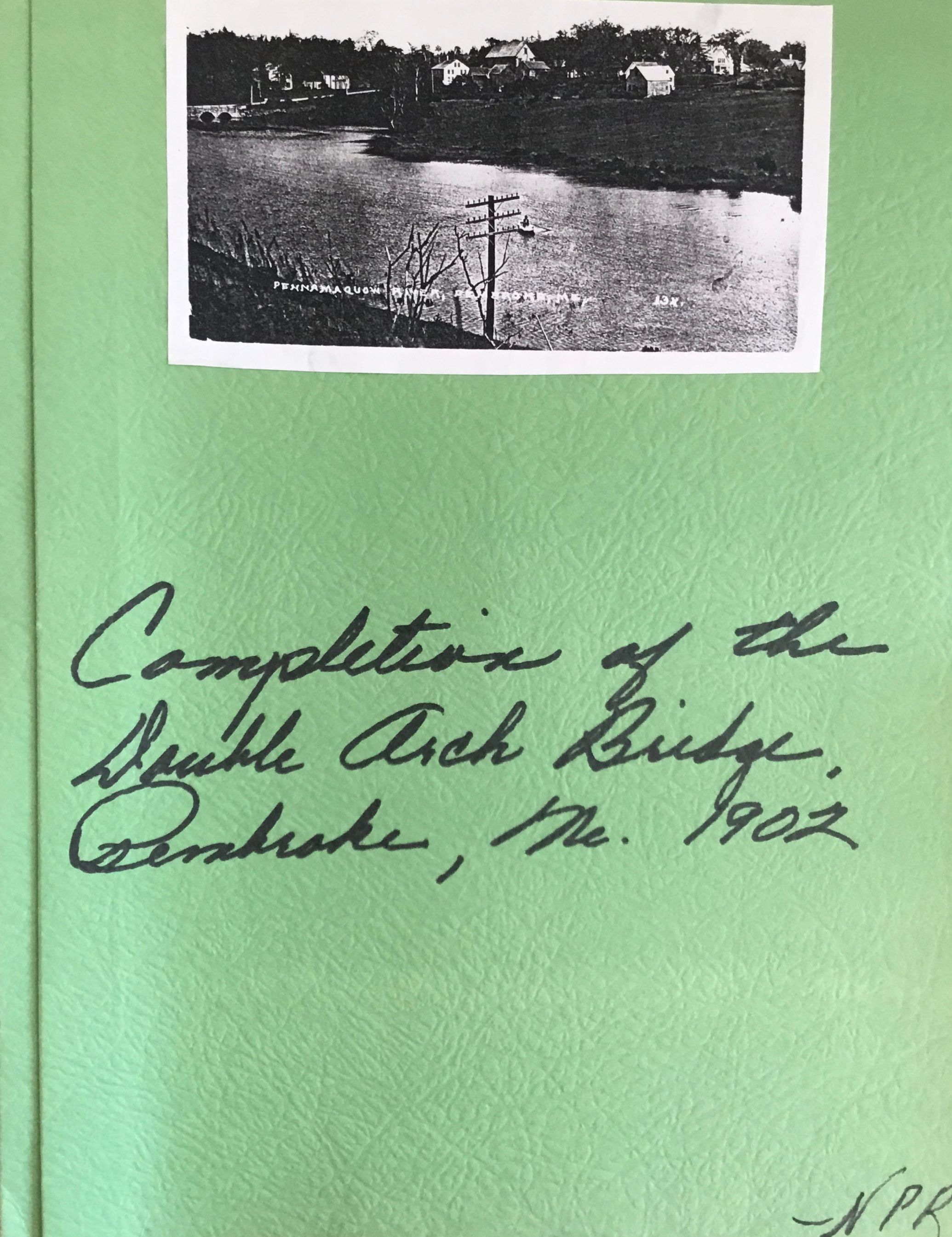 Completion of the Double Arch Bridge, Pembroke, Maine picture number 1