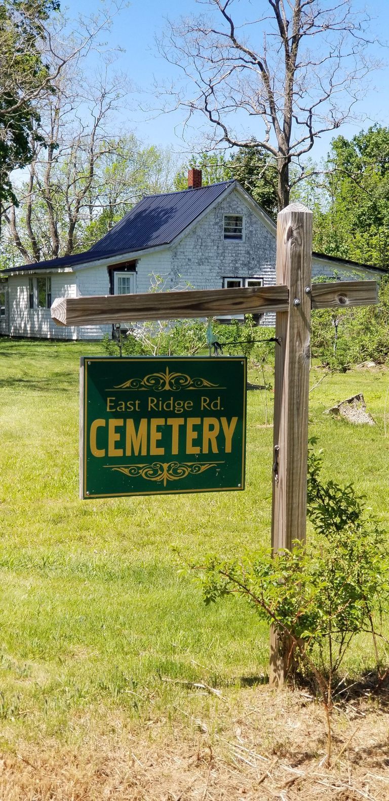          East Ridge Cemetery, Cathance Township, Maine
   