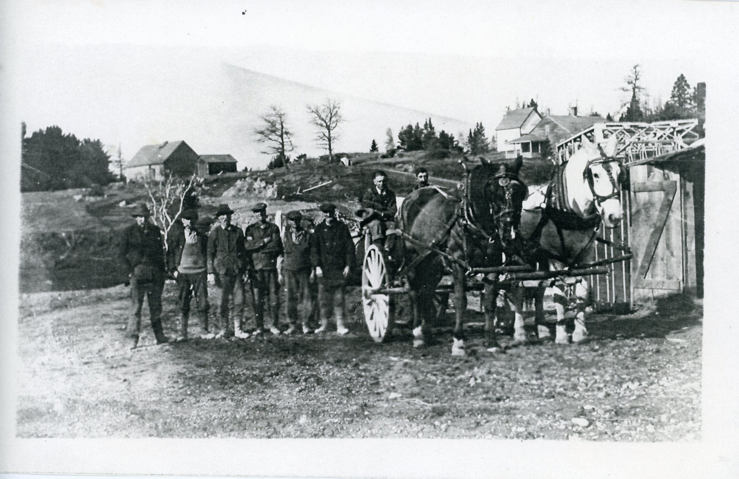 Bridge Construction Crew, Little Falls, Edmunds, Maine, 1926