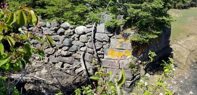          Little Falls Old Bridge Abutment, Edmunds, Maine
   