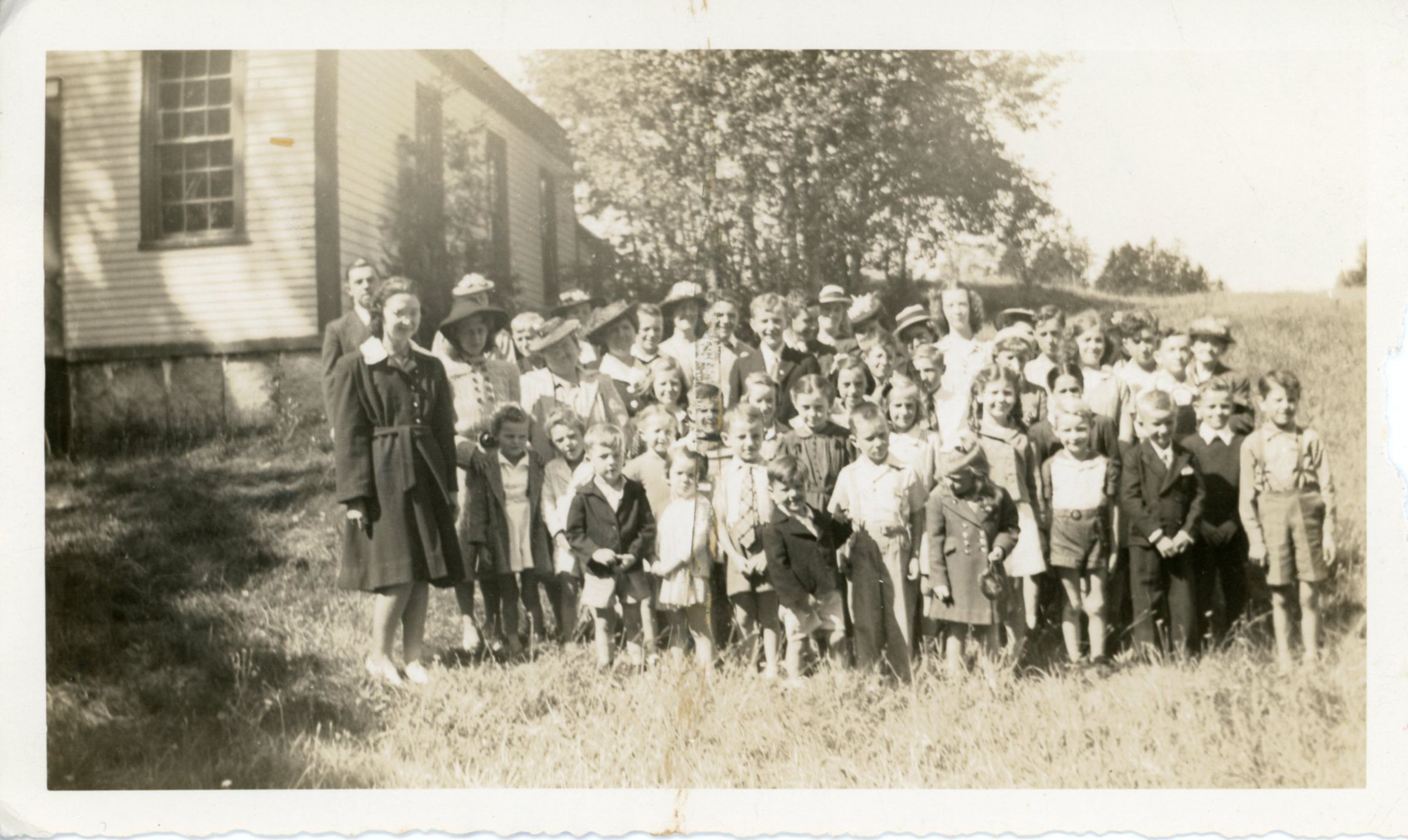 Dennysville Congregational Church Sunday School 1942, Dennysville, Maine