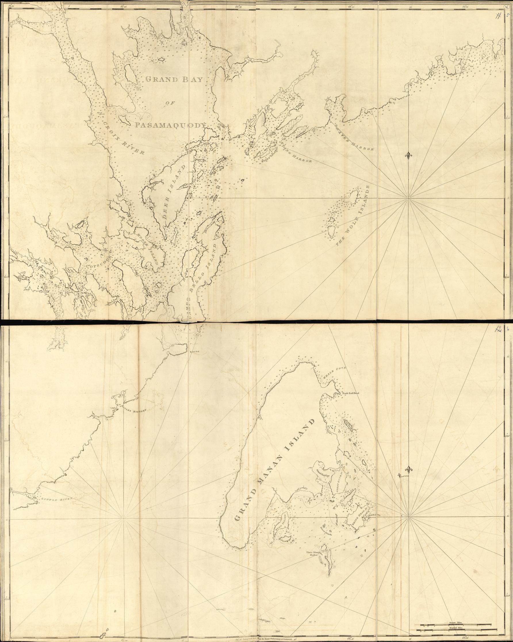 Atlantic Neptune Chart of Passamaquoddy Bay, 1777 picture number 1