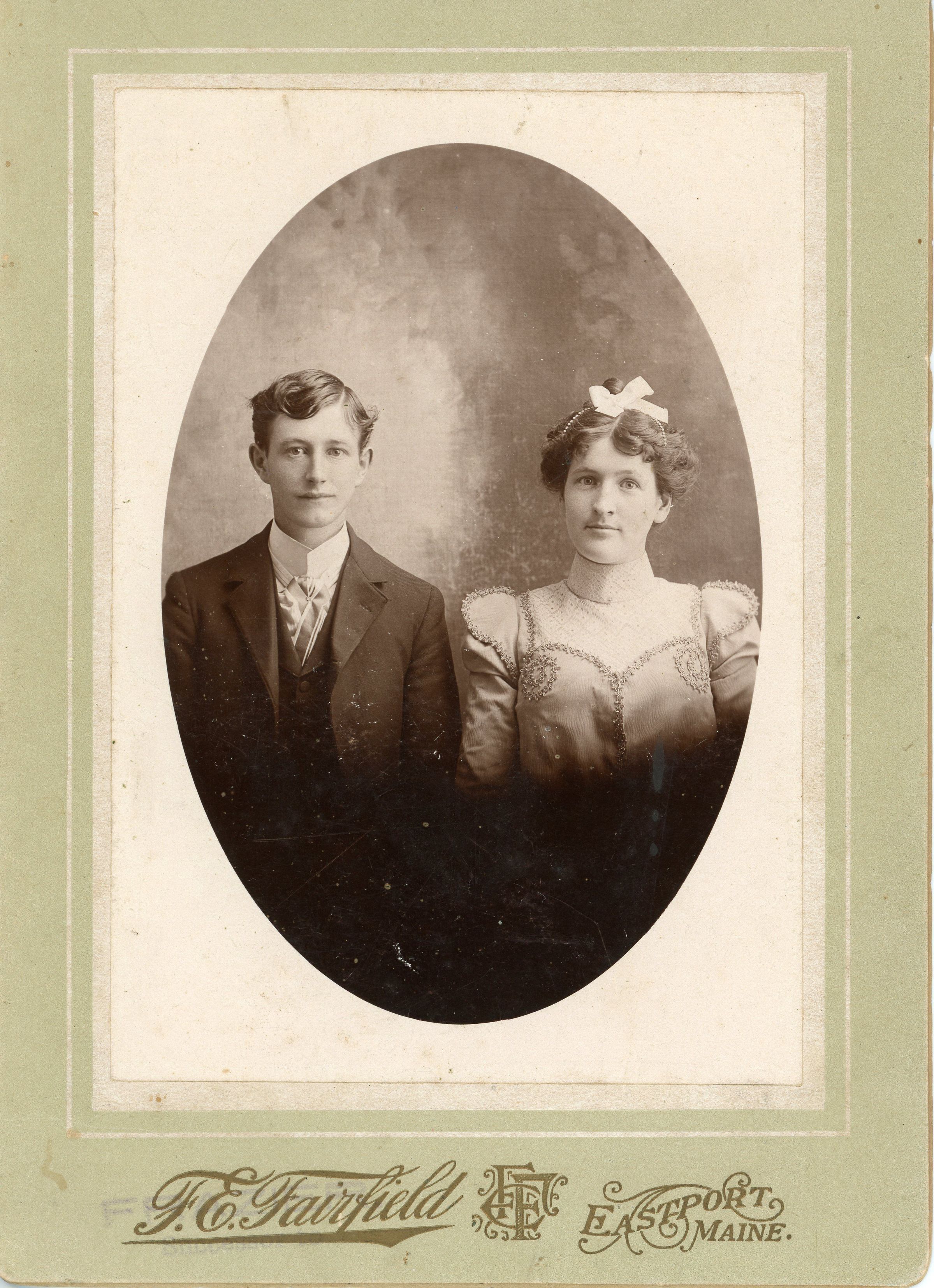 Jesse B. and Grace Crosby, April 9, 1904