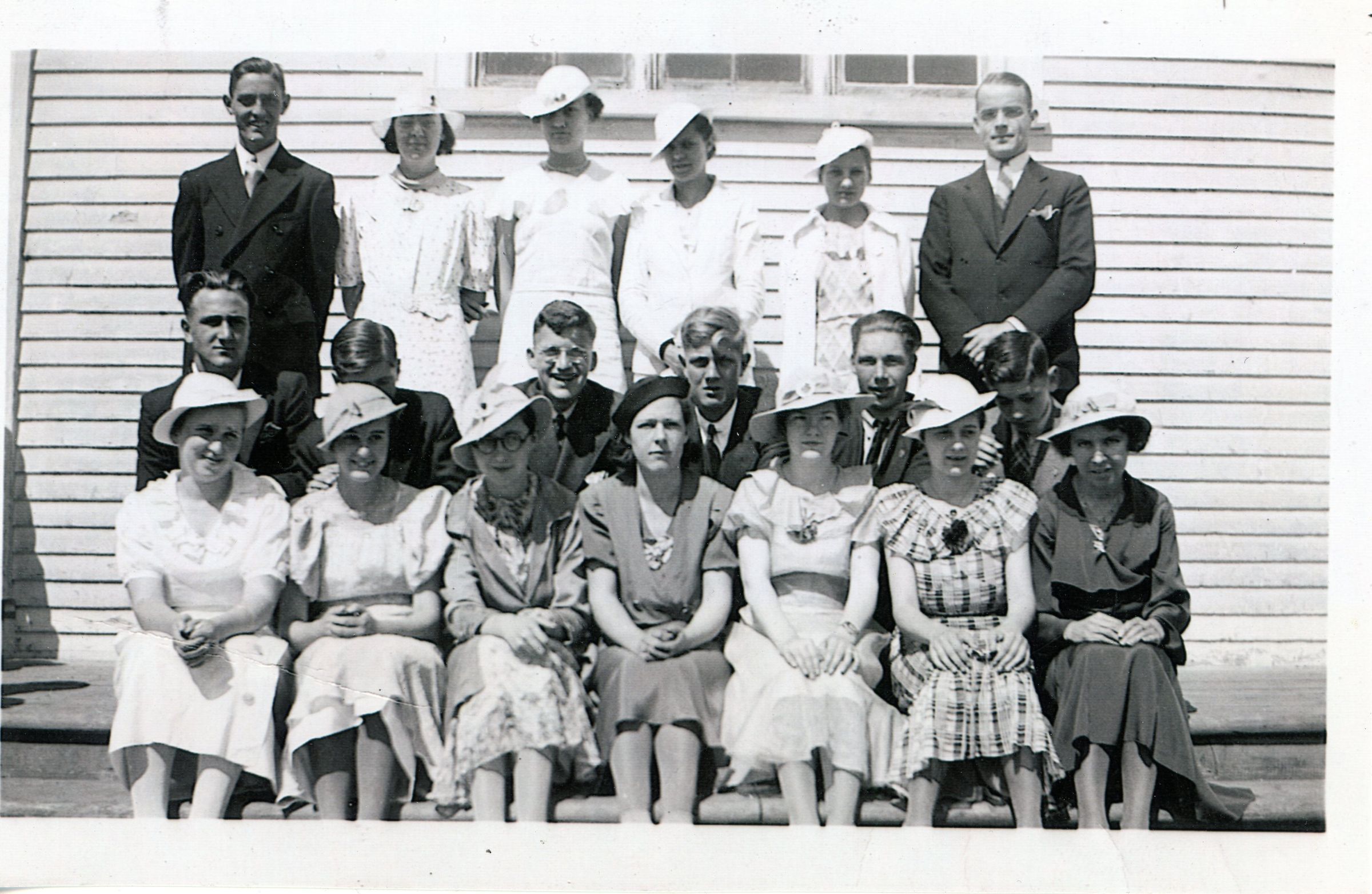 Mr. Johnson's Class, Dennysville High School, 1936