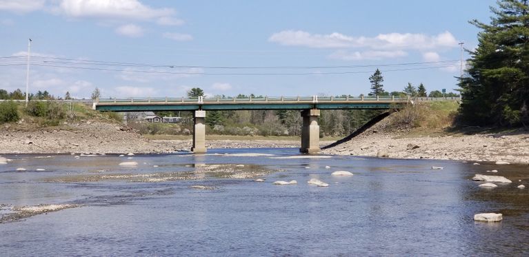          U. S. Route 1 Bridge, Connecting Dennysville and Edmunds, Maine
   