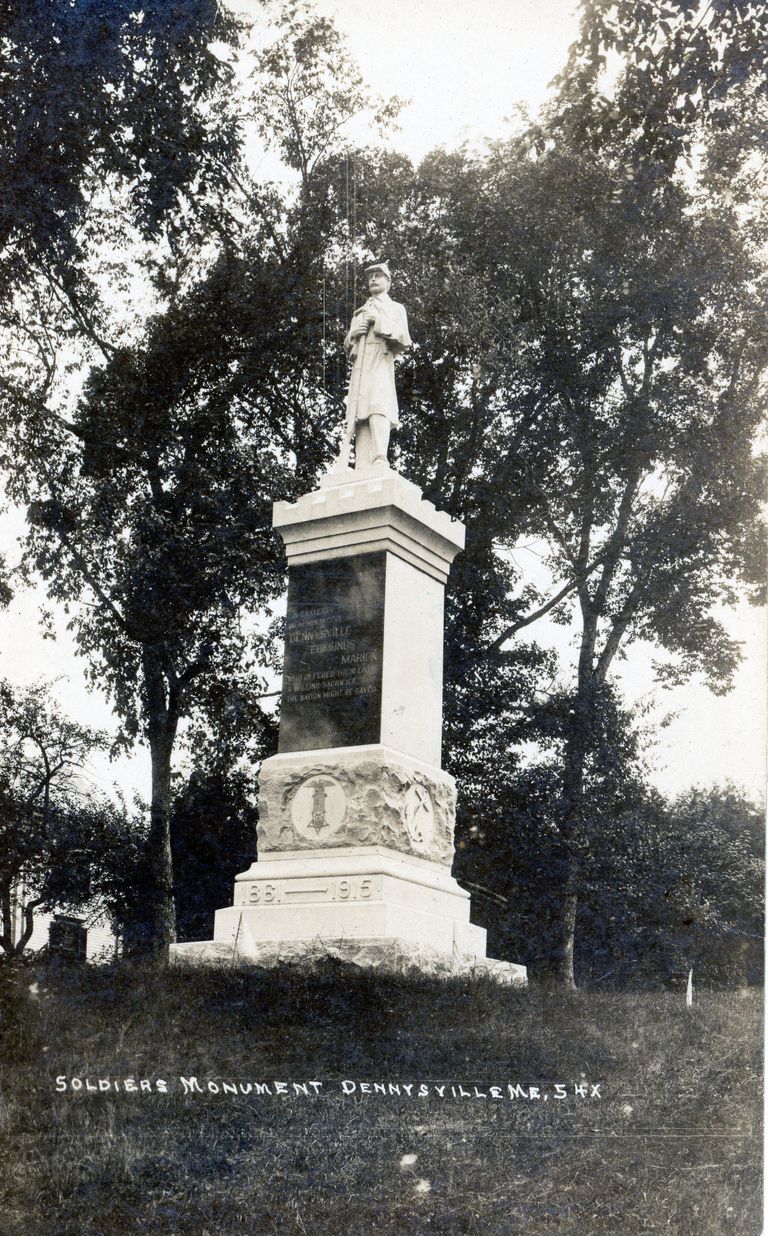          Soldier's Monument, Dennysville, Maine
   