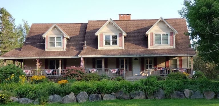          Gardner House, Route 86, Edmunds Maine; A modern house re-built on comfortable lines for the Gardner family.
   