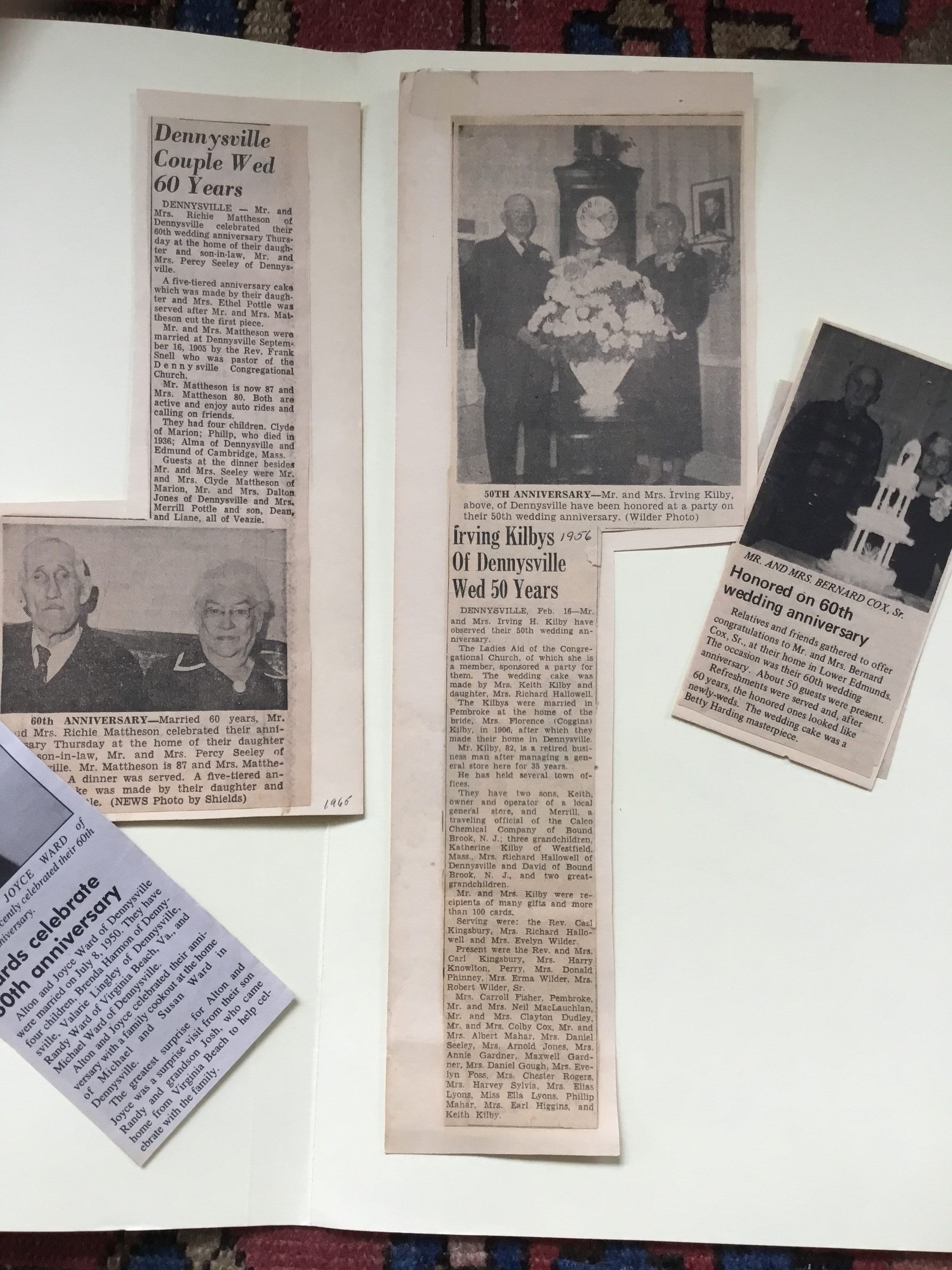 Newspaper. Clippings: Births, Deaths, Marriages, and Anniversaries picture number 1