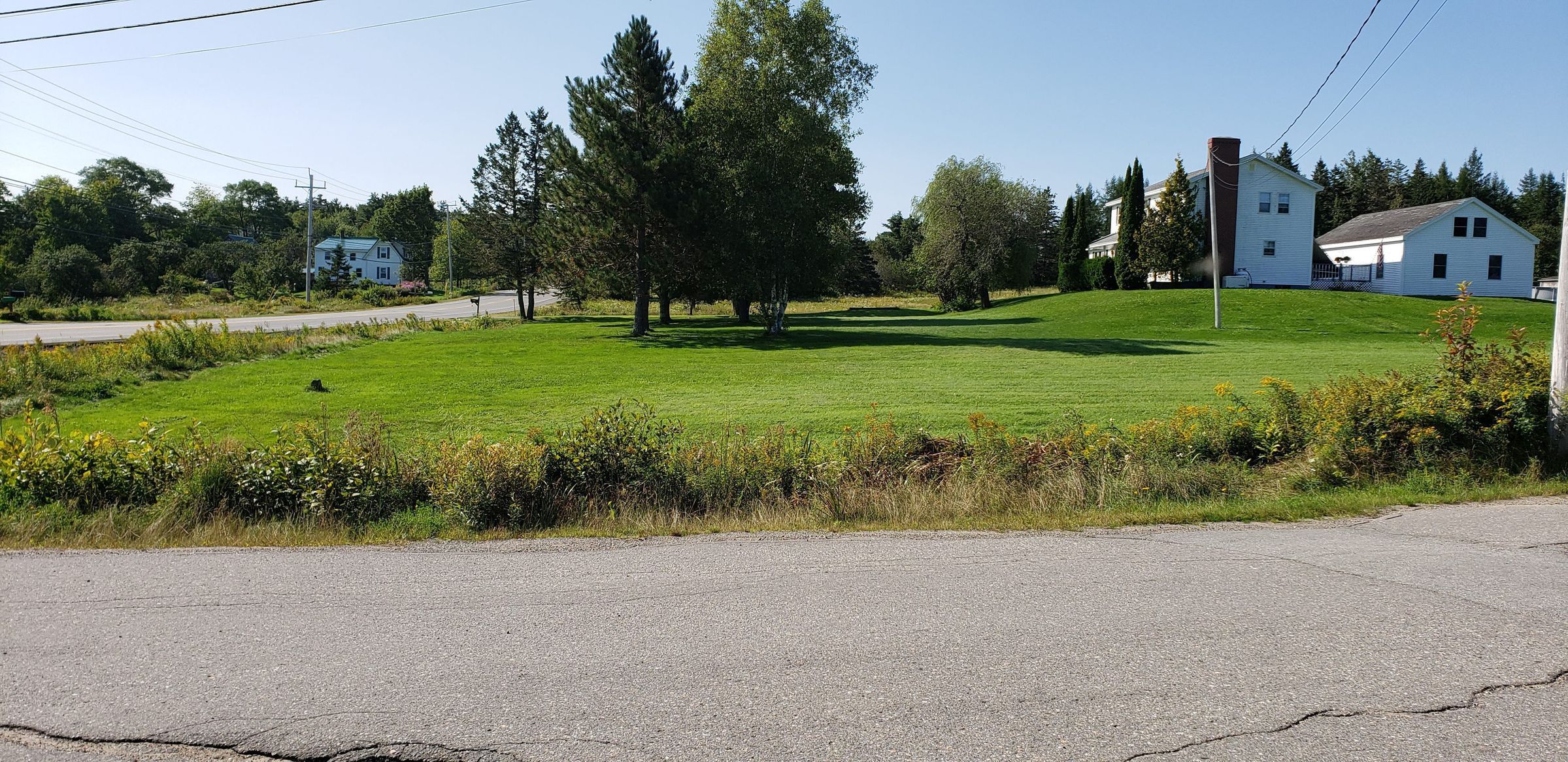 Location of two Dudley houses in 1881; Both R.H. and J.D. Dudley once lived in adjacent houses on this corner in 1881, replaced by the current house in the 1970's.
