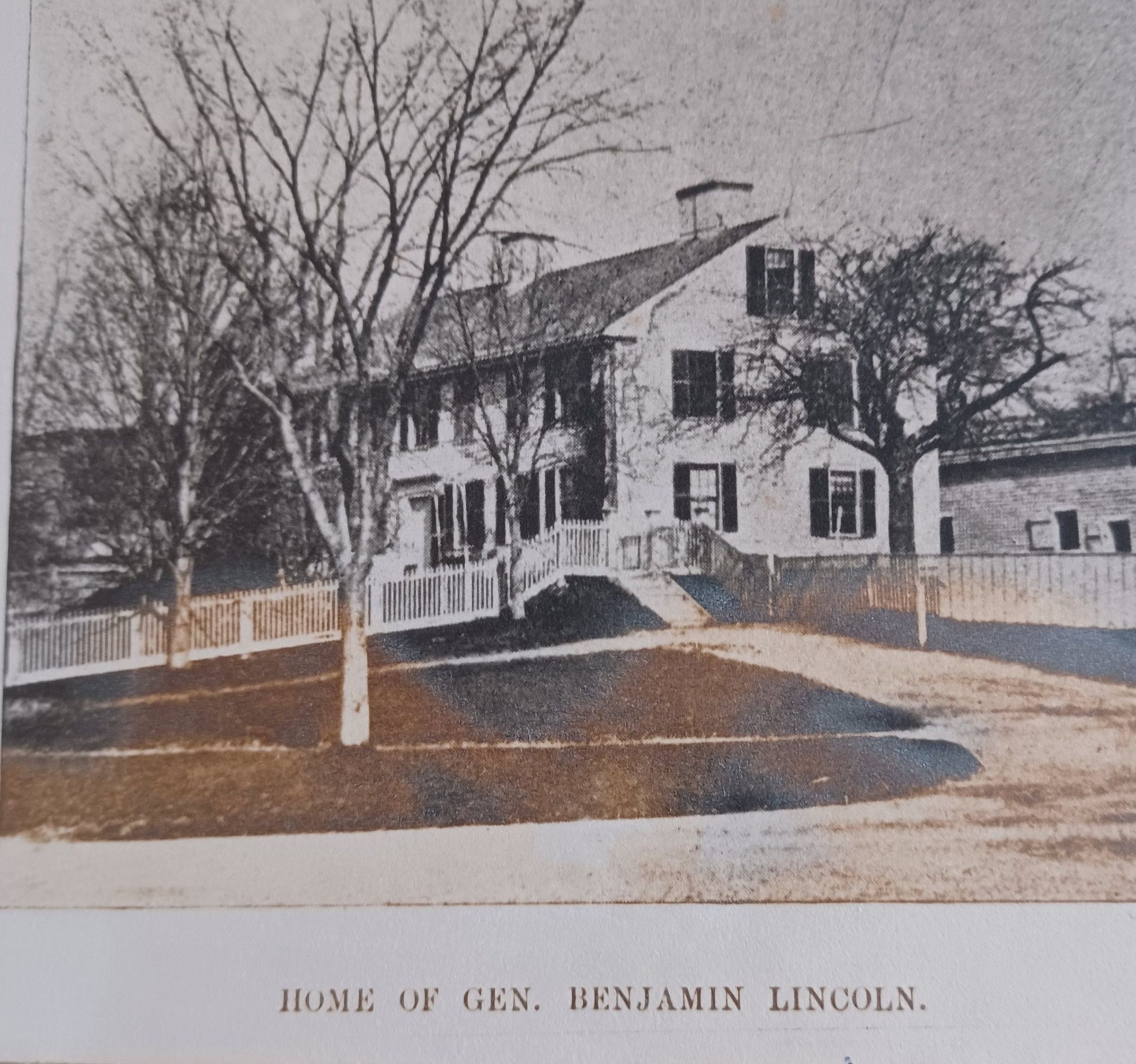 The home of General Benjamin Lincoln in Hingham, Massachusetts