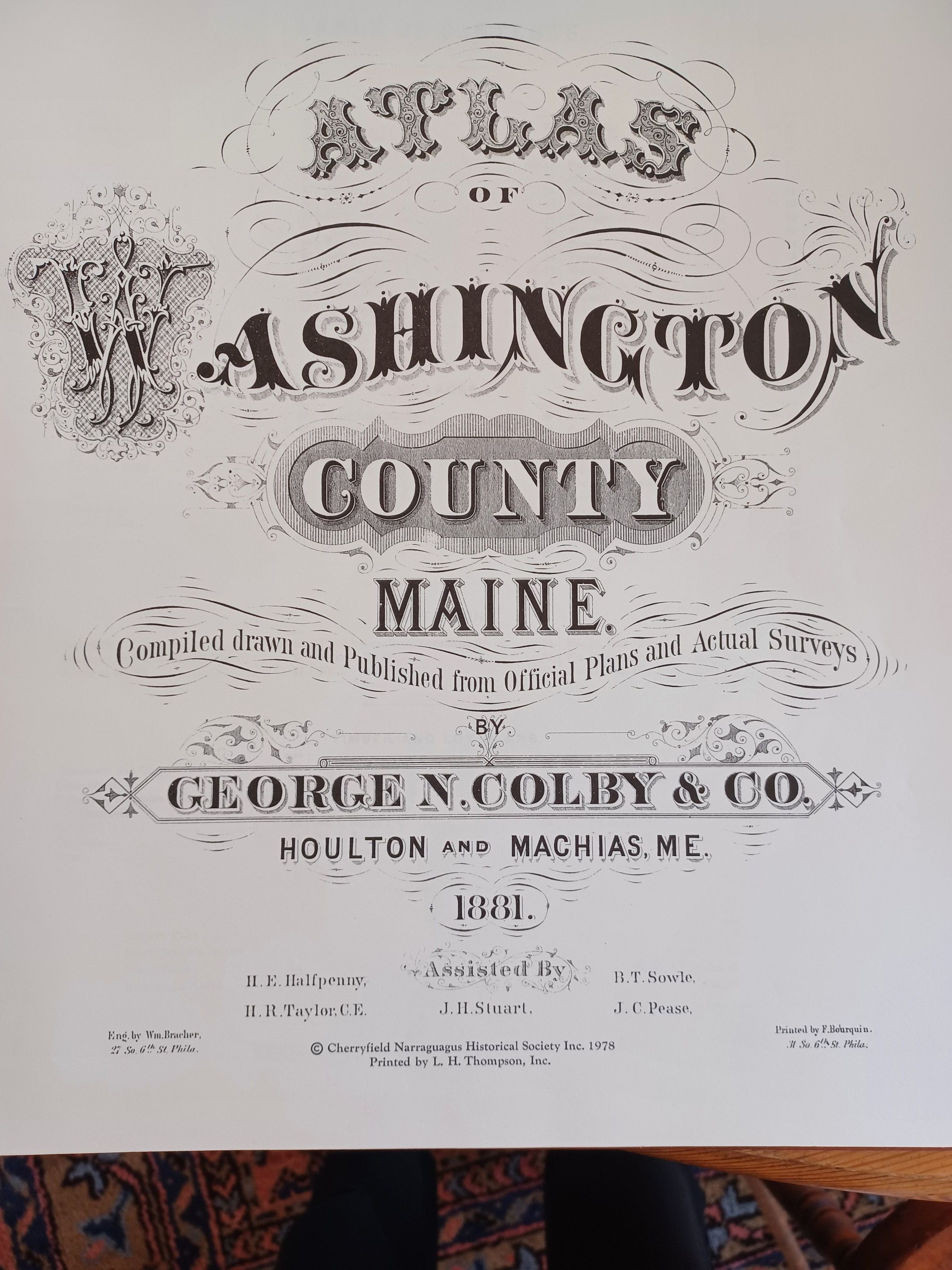 Atlas of Washington County Maine picture number 1
