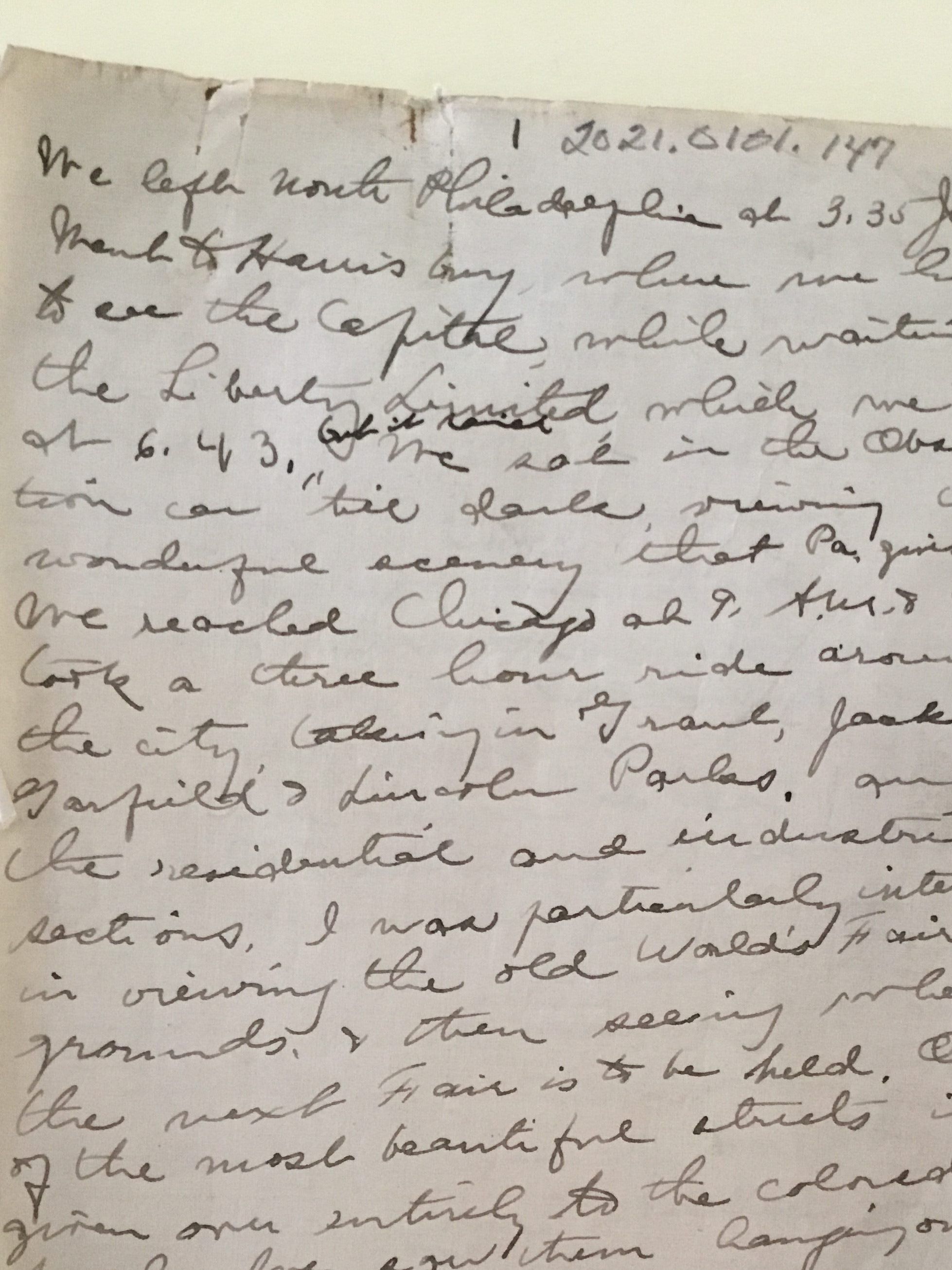 Amelia Buck Johnson Travel Journal picture number 1