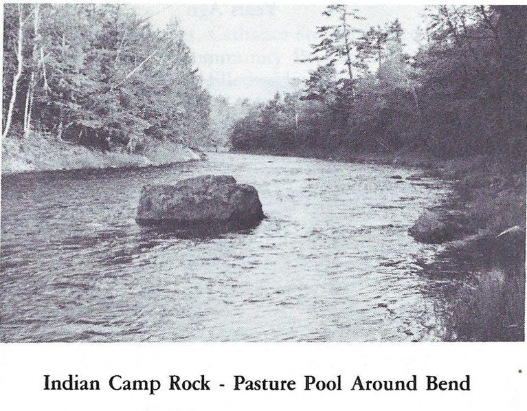          Indian Camp Rock Pool on the Dennys River; Reproduced from 