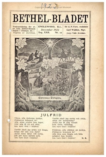 1994.95.4.Q_PDF: A clickable PDF of the December 1922 Bethel-Bladet.