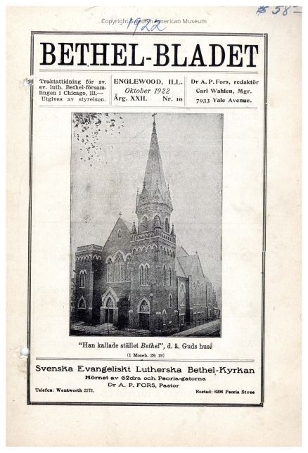 1994.95.4.O: A clickable PDF of the October 1922 Bethel-Bladet.